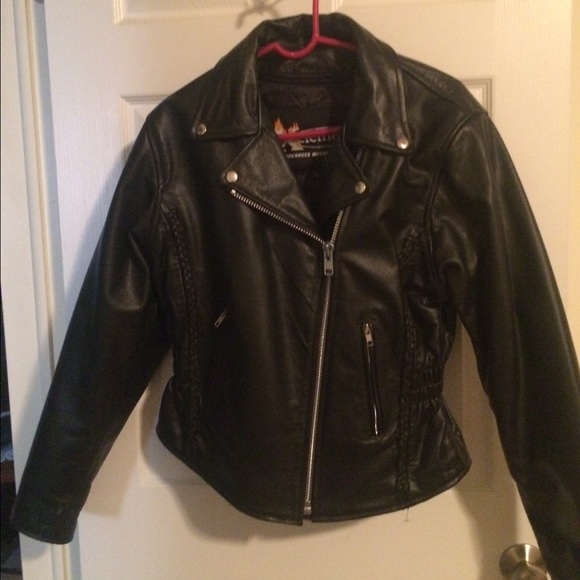 Lg ladies leather Moto jacket