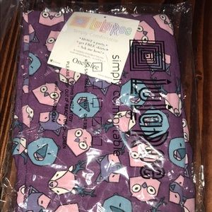 LuLaRoe OS Woodland Animal Leggings BNWT