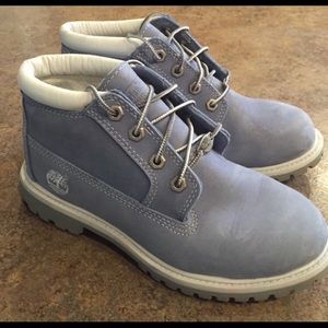 Size 6.5 timberlands powder blue