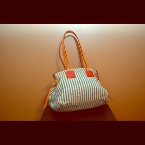 INCREDIBLE DB blue and white striped Tote! ❤️