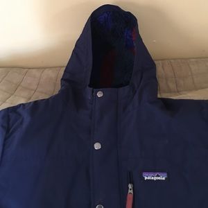 Navy Blue Boys Patagonia Coat