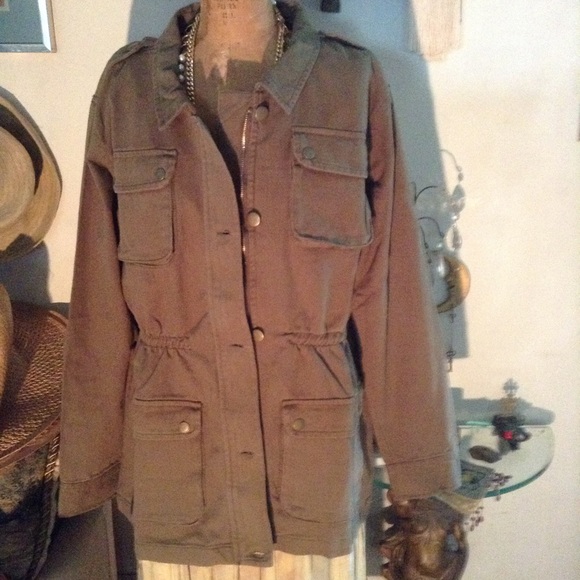 Hamsa embroidered Surplus Jacket - Picture 4 of 4