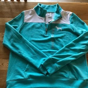 Victoria's Secret PINK half zip, size large