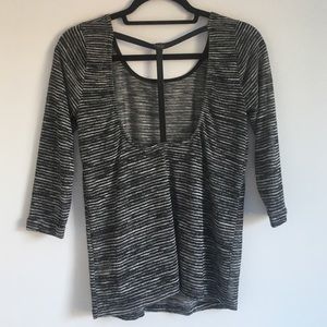Charlotte Russe strappy back shirt