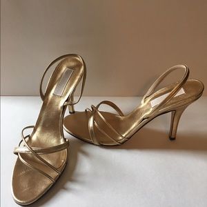 Michael Kors Calista Gold Sandal 9.5