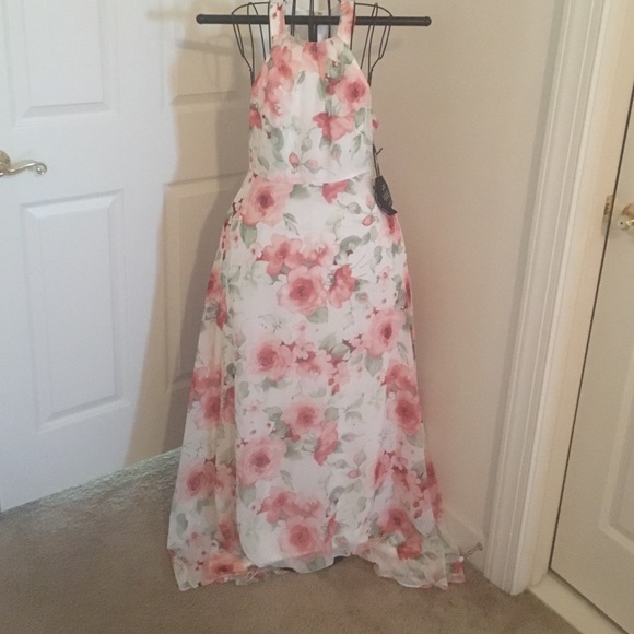 Fun floral spring maxi dress