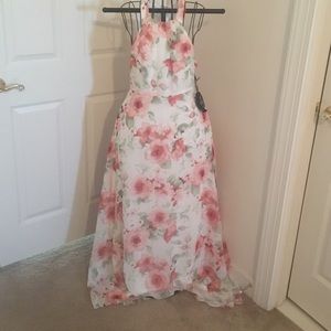 Fun floral spring maxi dress
