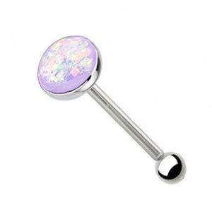 SALE NWOT 14g Purple Fire Opal Tongue Ring