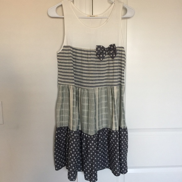 Sweet Linen Bow Dress