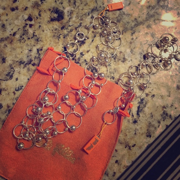 sterling silver necklace and bracelet