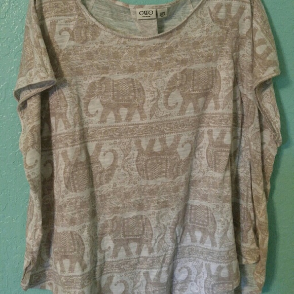 Cato Tops - Elephant shirt