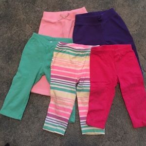 Bundle 5 pairs size 12month pants