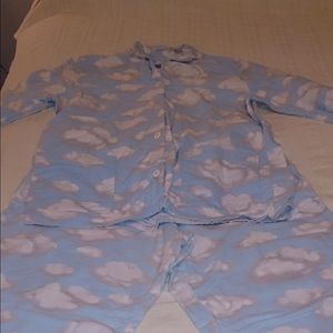 Nick & Nora Flannel Pajamas "Cloud Nine" Print