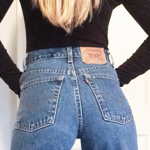 Levi's Denim - Levi's Vintage Frayed Hem High Waisted Jeans 26