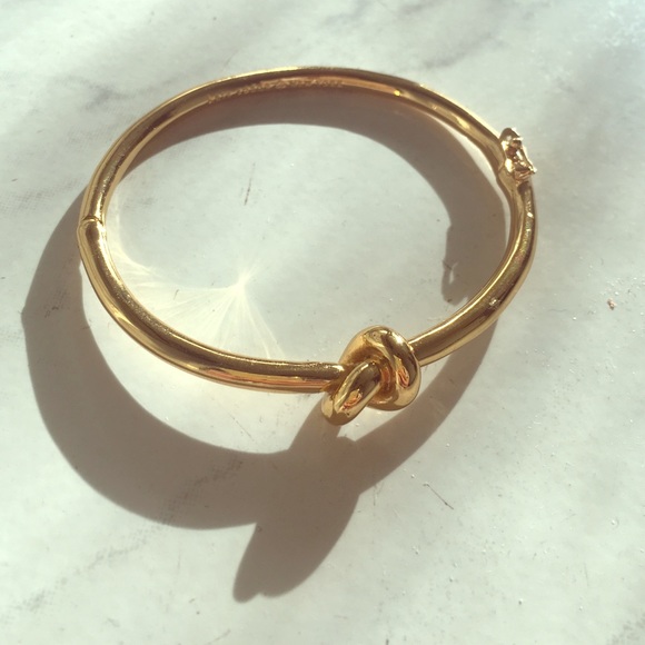 Kate Spade Sailor's Knot Hinge Bracelet (gold)
