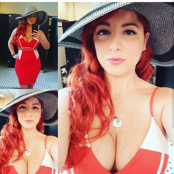 ❤ LAST ONE ❤ PRICE FIRM- Red spaghetti strap dress - Picture 3 of 3