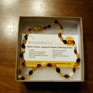 Inspired by finn Baltic Amber necklace