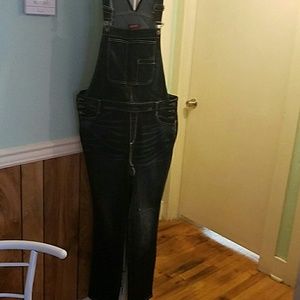 Denim overalls