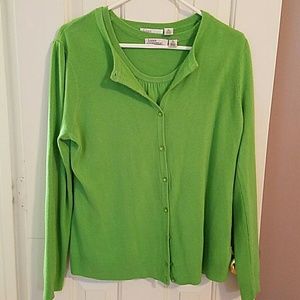 Green Twin-Set Sweater