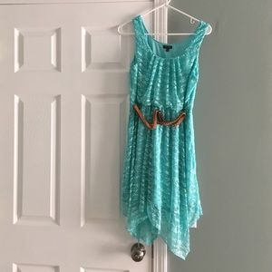 Lily rose size medium sea foam green dress
