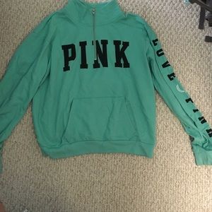 PINK half zip