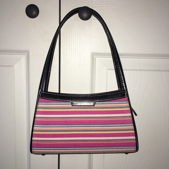 Striped purse
