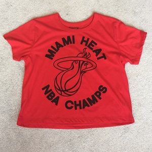 Miami Heat NBA Champs Crop Top