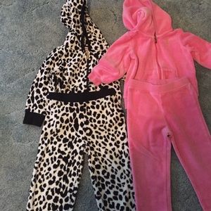 2 Juicy Couture velour matching sets