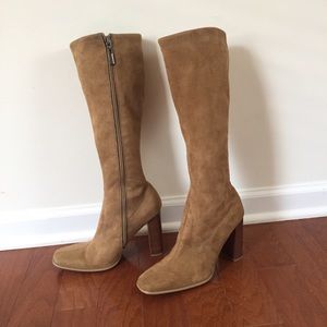 Candies tall block heel boots