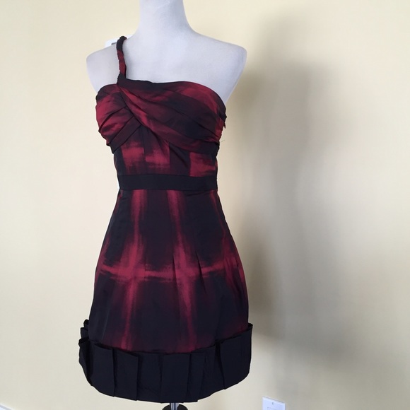 BCBG MaxAzria Red/Black Dress - Picture 1 of 4