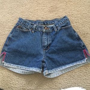 Old school, higher waist late Ralph Lauren shorts