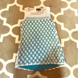 Spense Knits polka-dot tank