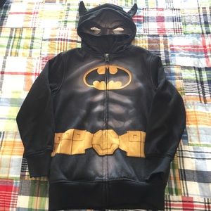 Batman hoodie with built in mask. 🕶
