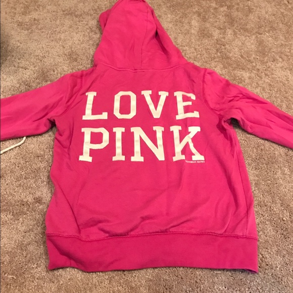 Large pink zip up