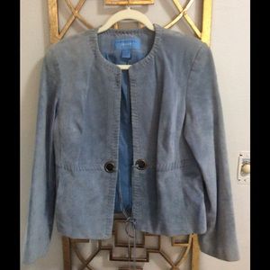 Light Blue suede jacket
