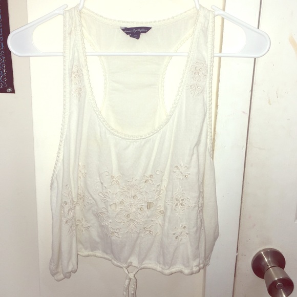 American Eagle Outfitters White Tank