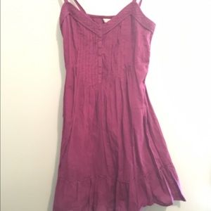 AE sz 8 Eggplant Colored, spaghetti strap dress