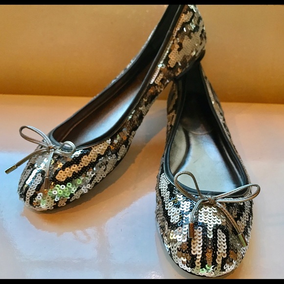 Coach Sequin Flats - Picture 1 of 3