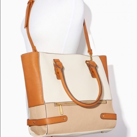 Bridgeport colorblock tote