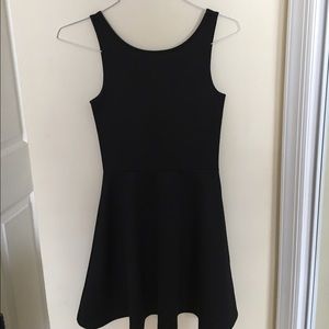 Black Sleeveless Fit and Flare Dress