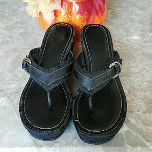 Coach Leather Slip ons