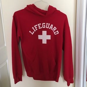 Red Lifeguard Sweatshirt