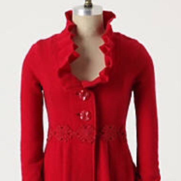 Anthropologie sweater coat