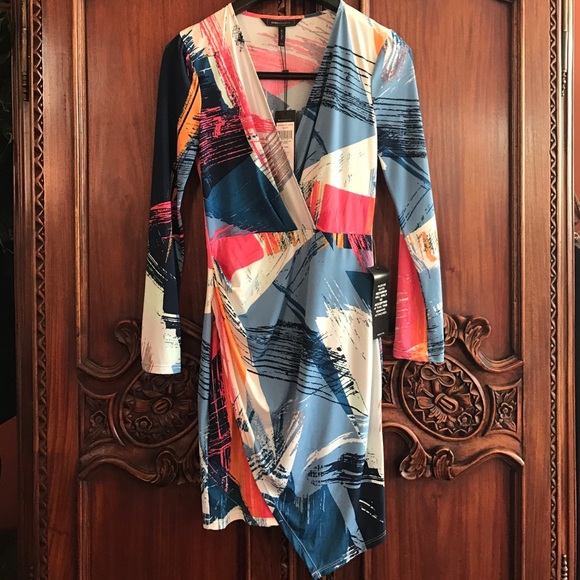 BcbgMaxazria Blayr Art Deco dress XXS