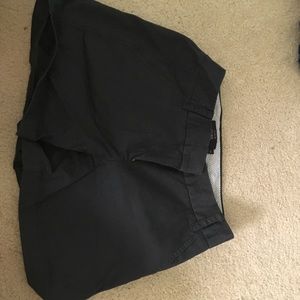 Charcoal gray J.Crew chino shorts
