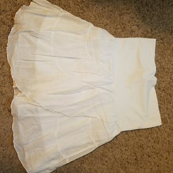 White skirt