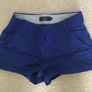 Blue J.Crew chino shorts