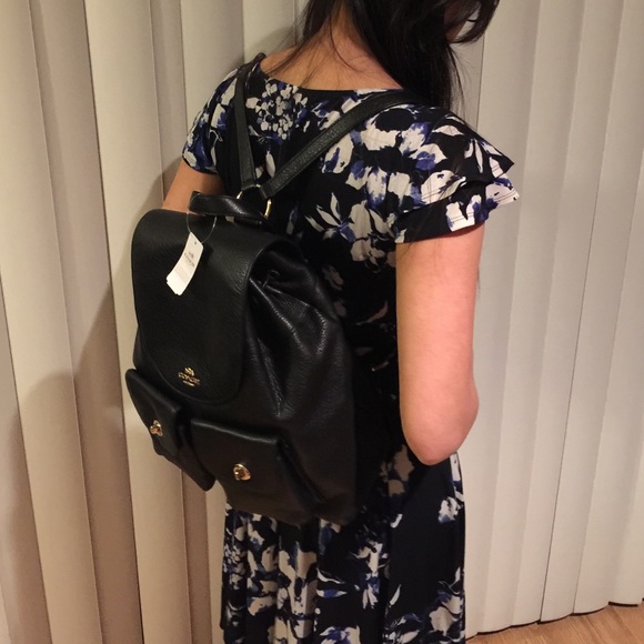 Leather Coach Backpack - Picture 4 of 4