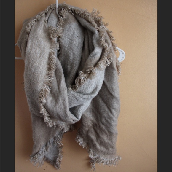 Tan Blanket Scarf