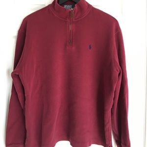 Men's Polo French Rib 1/4 Zip